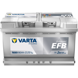 Batterie Start&Stop VARTA N80 EFB 80Ah 800A