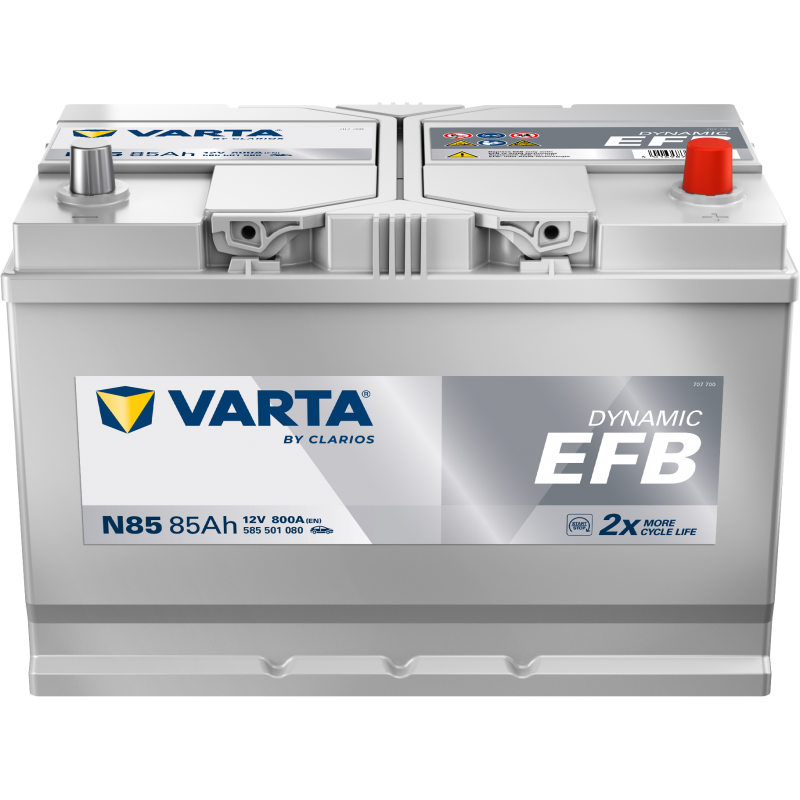 Batterie Start&Stop VARTA N85 EFB 85Ah 800A