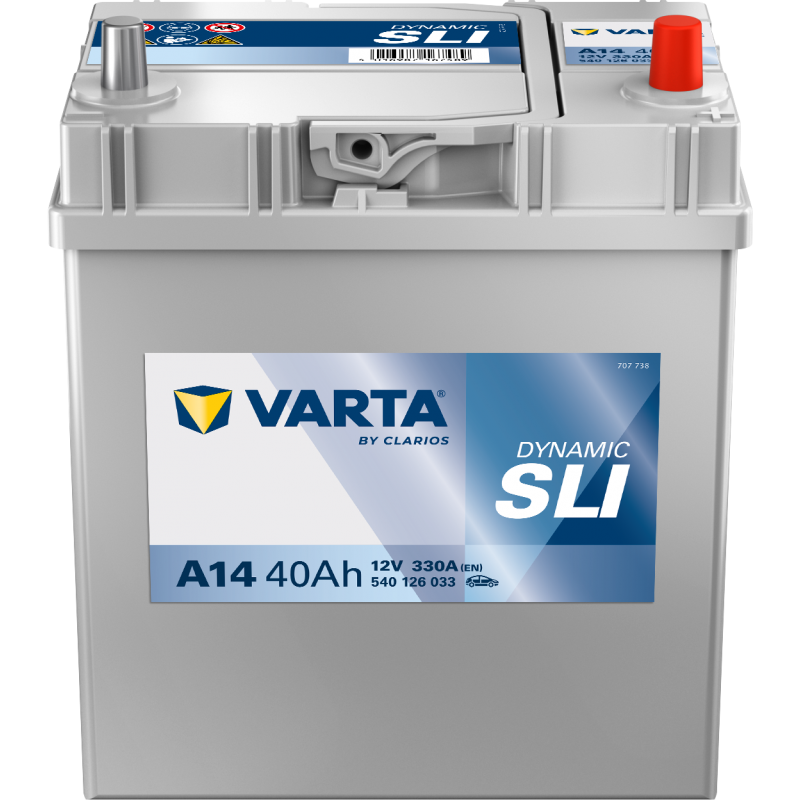 Batterie Voiture VARTA A14 40Ah 330A