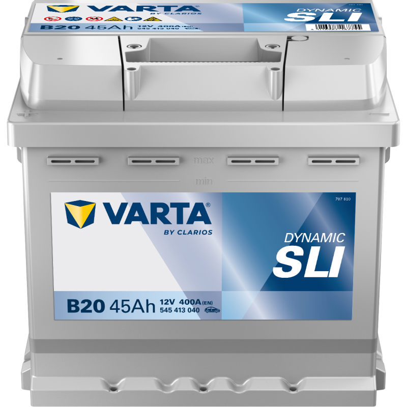 Batterie Voiture VARTA B20 45Ah 400A
