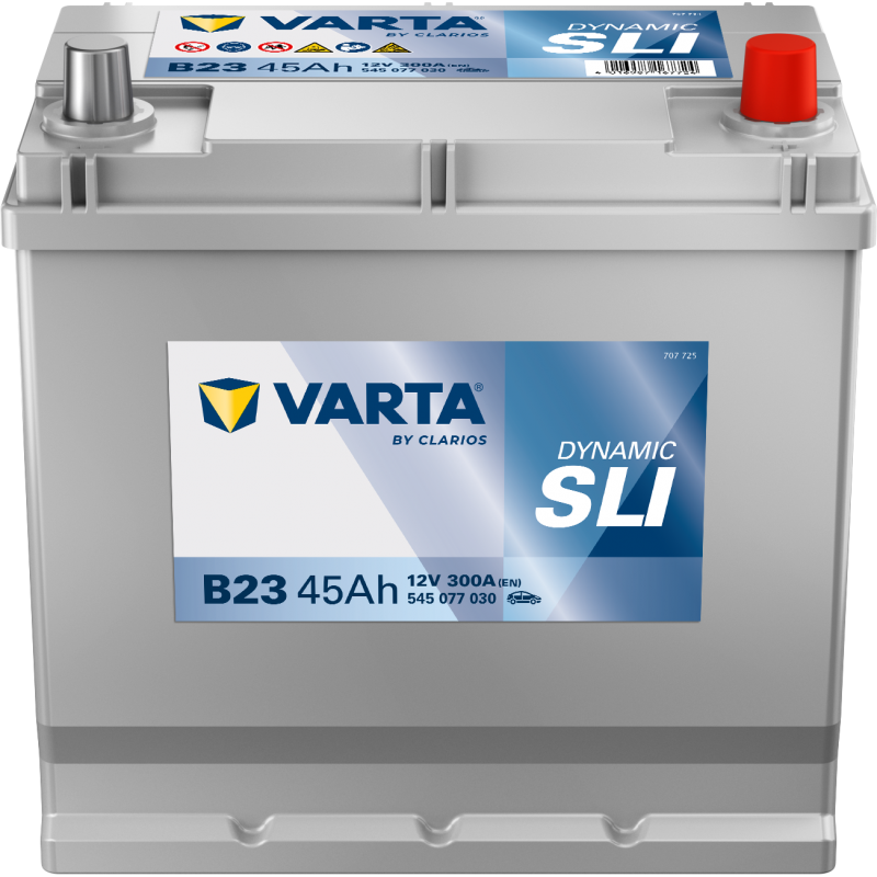 Batterie Voiture VARTA B23 45Ah 300A
