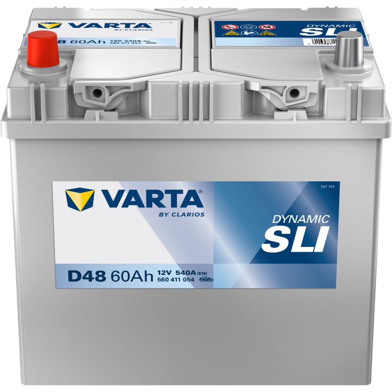 Batterie Voiture VARTA D48 60Ah 540A
