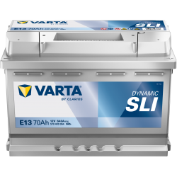 Batterie Voiture VARTA E13 70Ah 640A