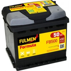 Batterie voiture FULMEN FB500 Excell 50Ah 450A