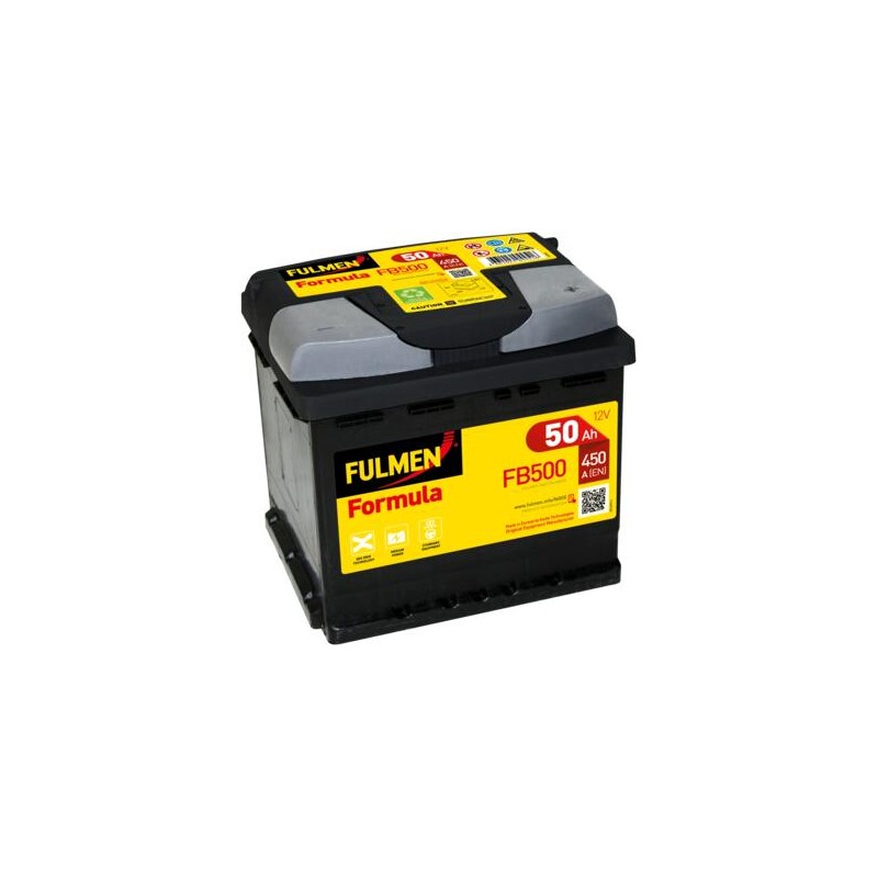 Batterie voiture FULMEN FB500 Excell 50Ah 450A