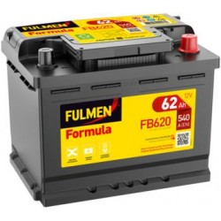 Batterie voiture FULMEN FB620 Excell 62Ah 540A