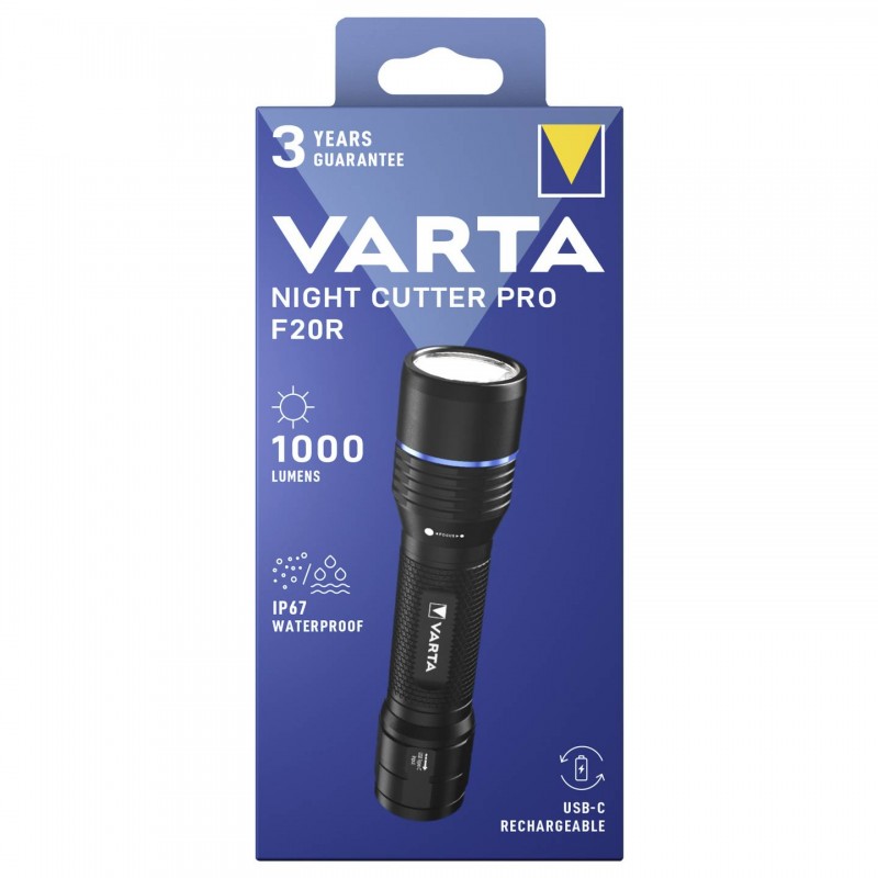 Lampe torche VARTA CUTTER PRO F20R 1 000LUMENS