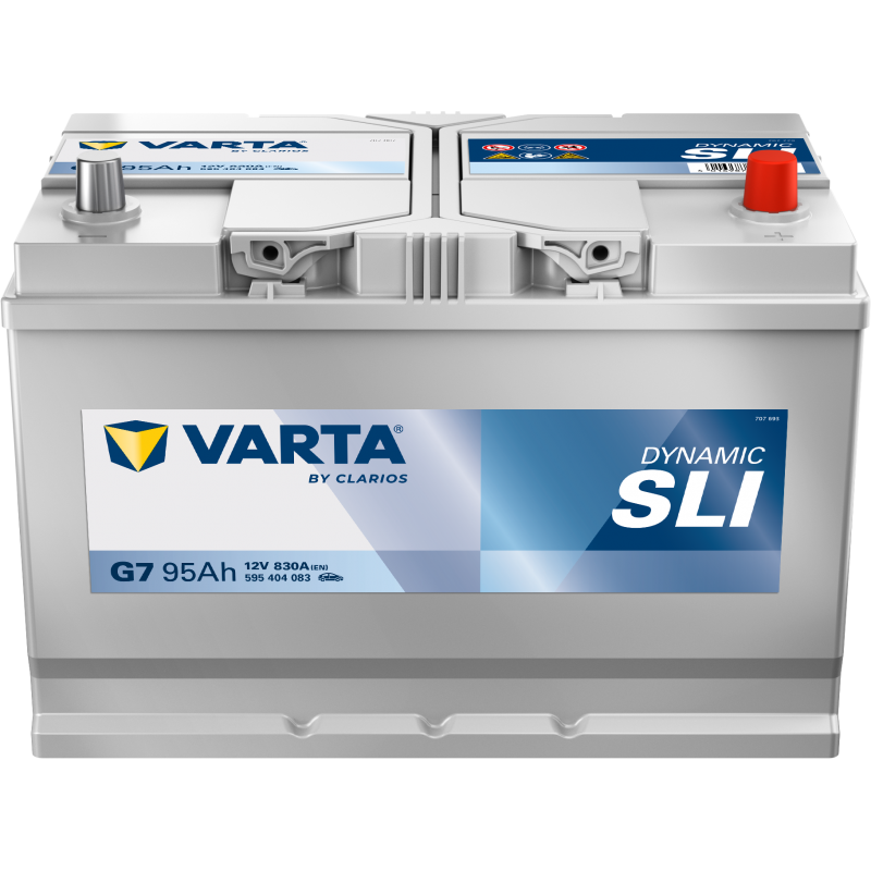 SLI Batterie Voiture VARTA G7 95Ah 830A