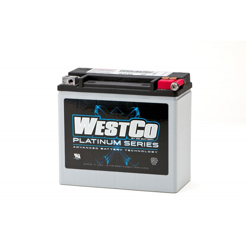 Batterie Moto WESTCO WCP20L - YTX20L-BS - ETX20L - YB18L-A
