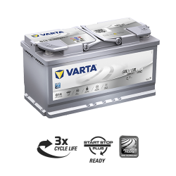Batterie VARTA G14 Start & Stop AGM 95 Ah - 850 A