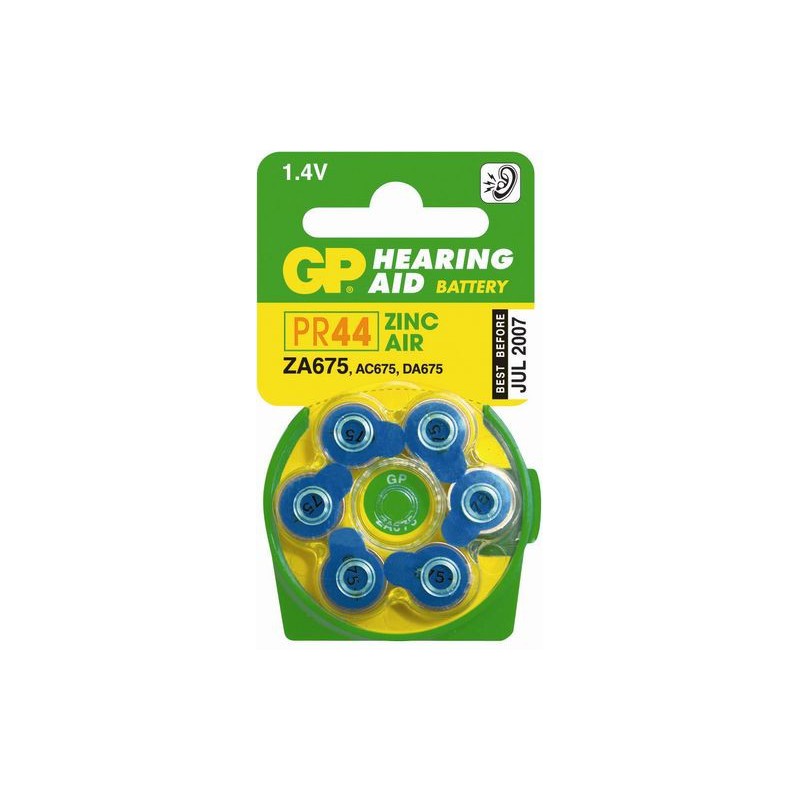 Piles appareils auditifs ZA 675